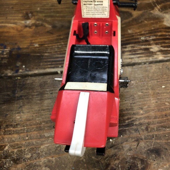 Vintage Mighty Morphin Power Rangers Remote Control Thunder Bike. No Remote. Red - Picture 6 of 10